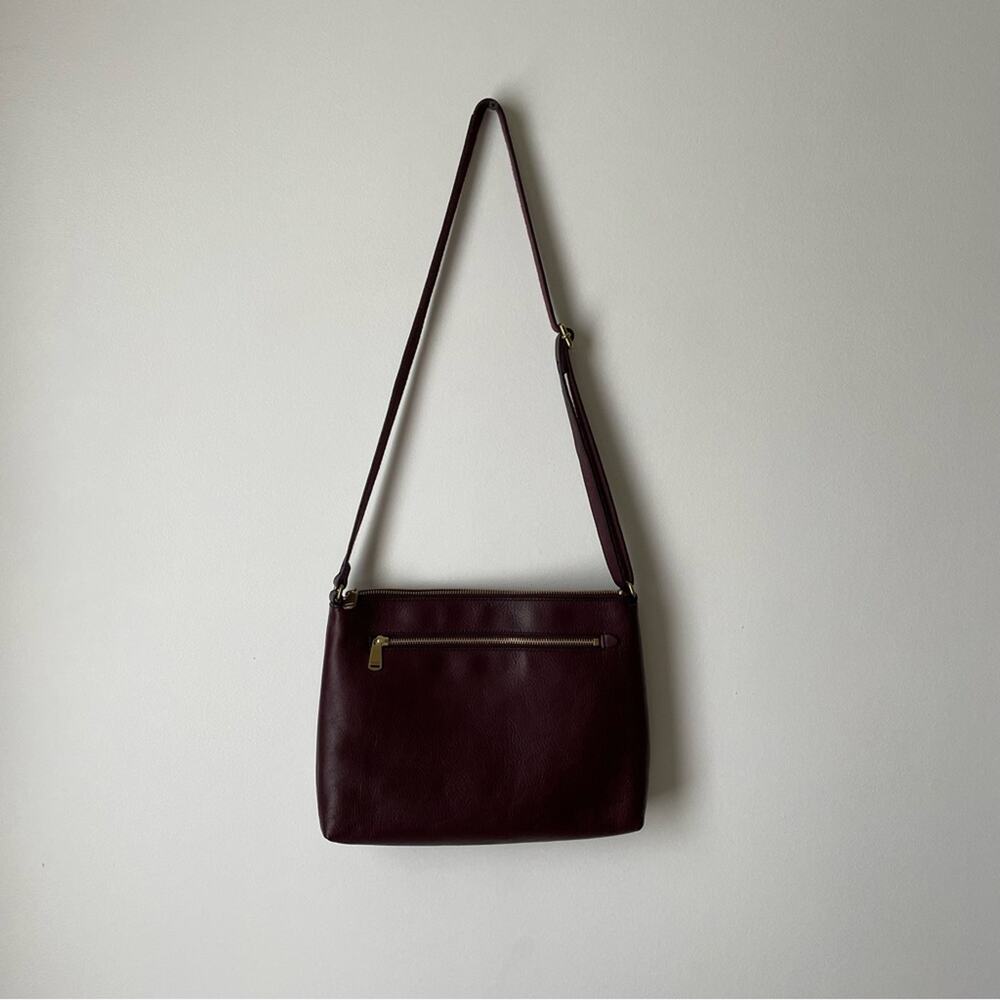 Fossil Maroon Leather Bag - Picture 2 of 9
